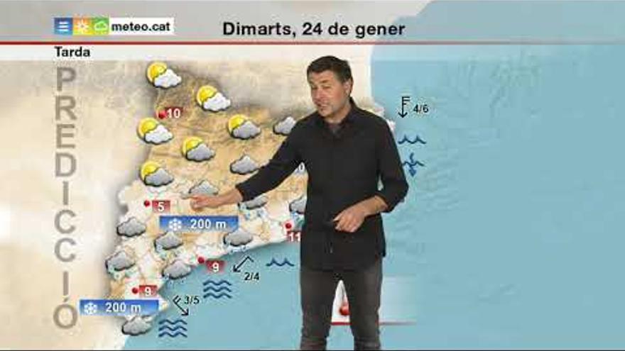 ONADA DE FRED: Quin temps farà aquest dimarts a les comarques gironines?