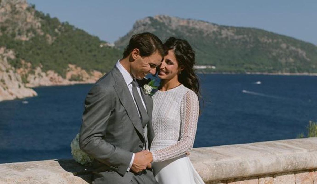 Rafa Nadal y Mery Perelló publican las fotografías oficiales de su boda
