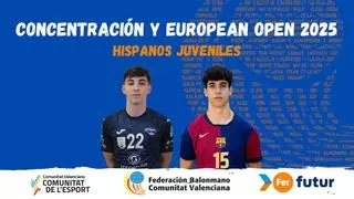 Los Hispanos Juveniles tendrán representación de la #Comunitatdelhandbol en el Europeo Open 2025