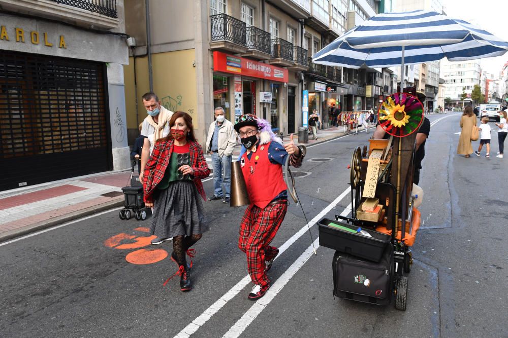 A Coruña celebra el ''Día sin coches'' en San Andrés