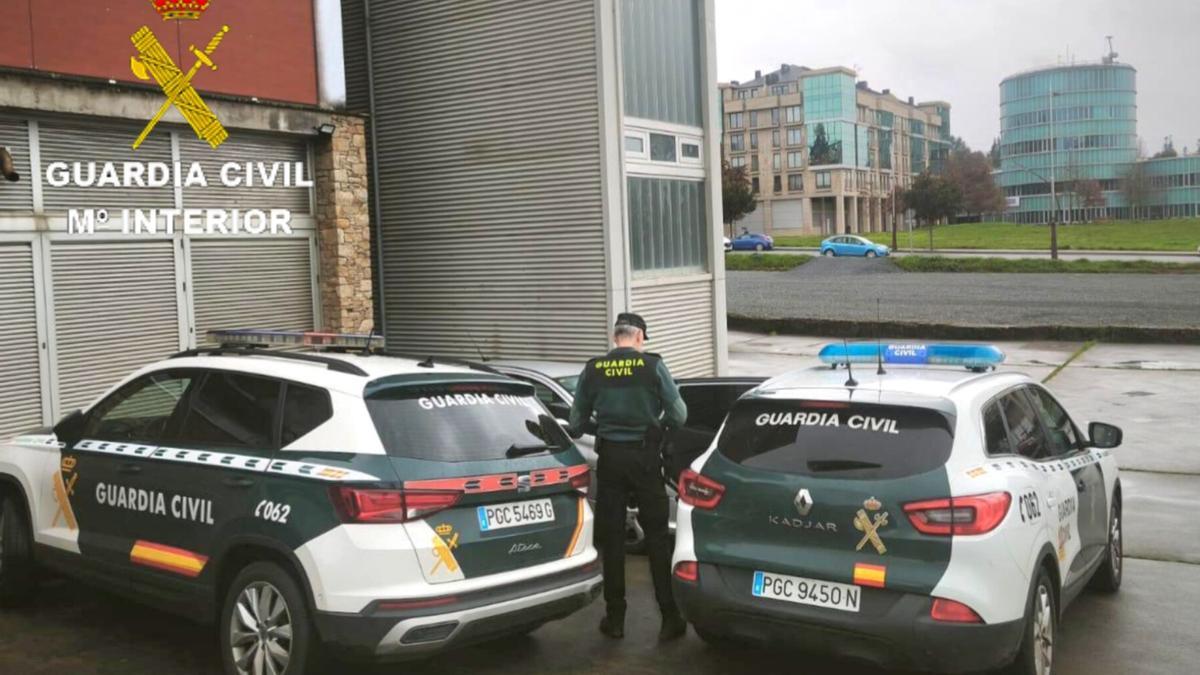 Traslado de los detenidos a los juzgados de Lalín