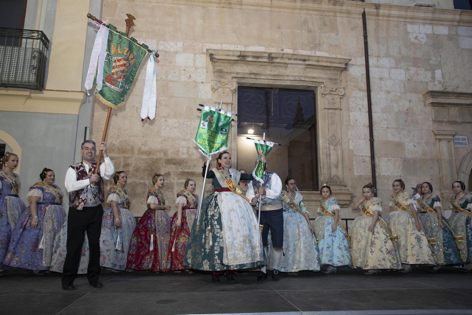 Las mejores imágenes de la entrega de premios de las fallas de Alzira