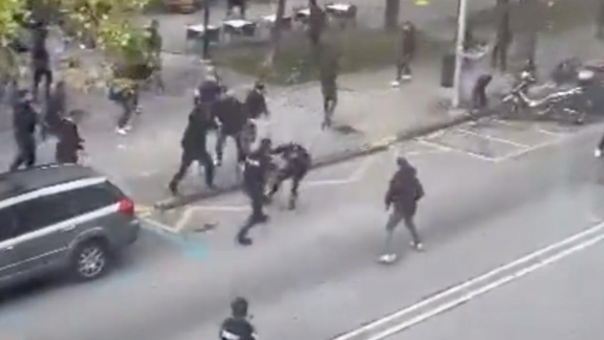 Incidentes entre ultras de Osasuna y el Valladolid en la previa