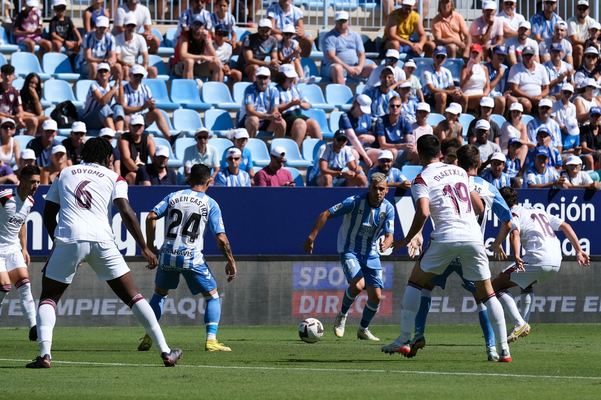 El Málaga CF - Albacete Balompié, en imágenes