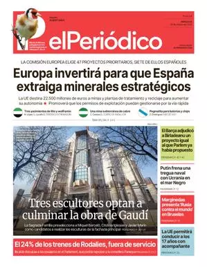 La portada de EL PERIÓDICO del 26 de marzo de 2025