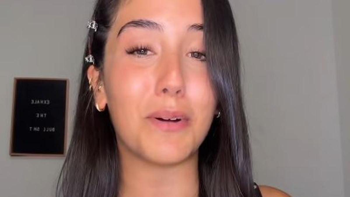 La creadora de contenido en un momento del vídeo
