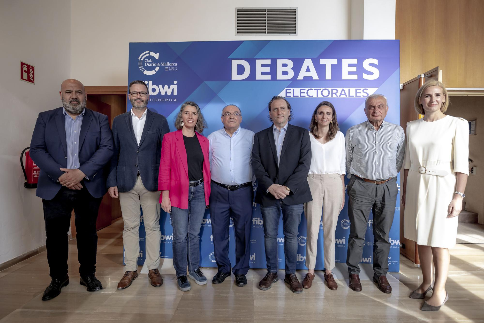 Debate electoral entre los candidatos al ayuntamiento de Palma