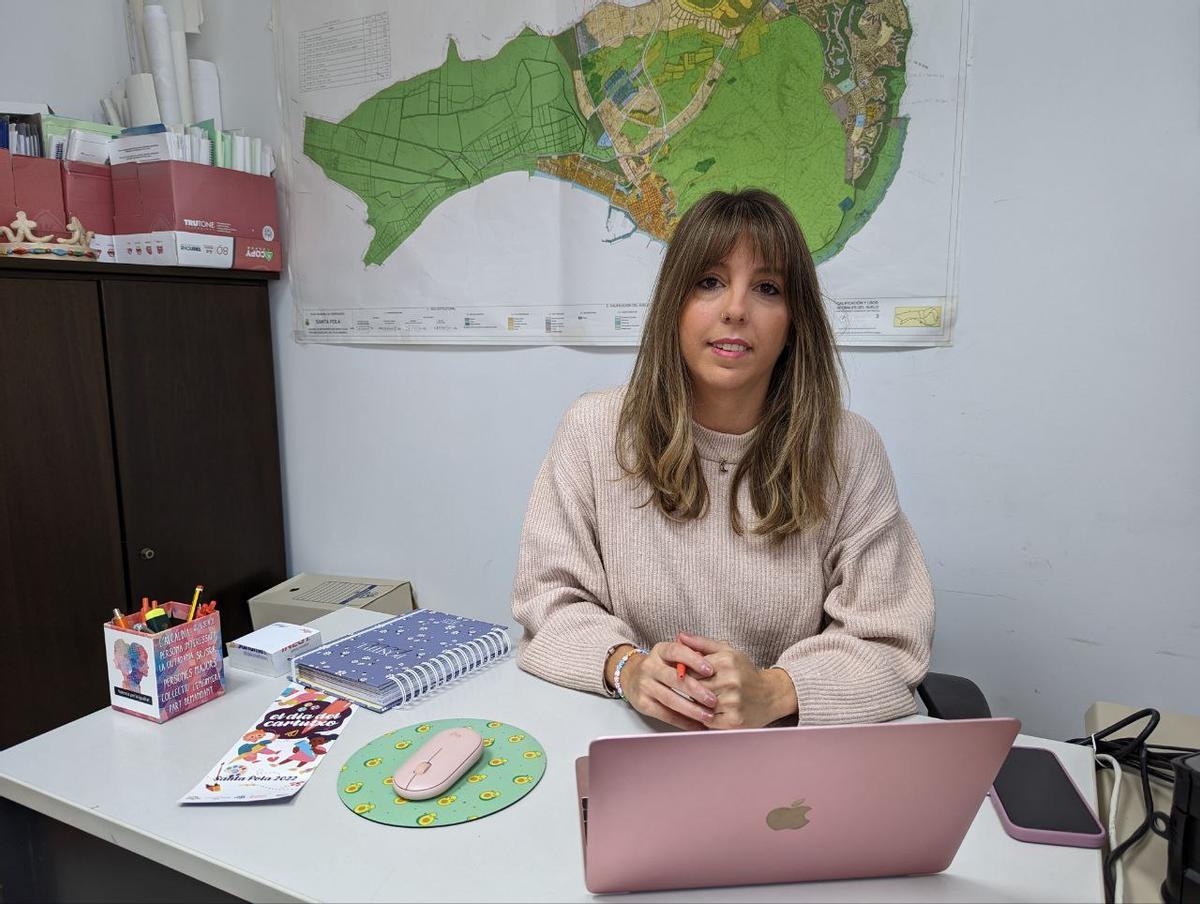 La portavoz de Compromís per Santa Pola, Anna Antón