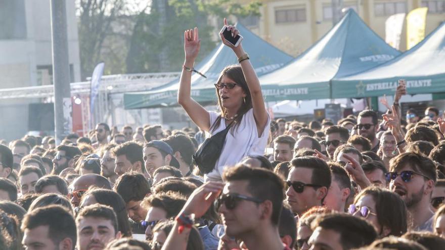 Un momento del ambiente del festival.