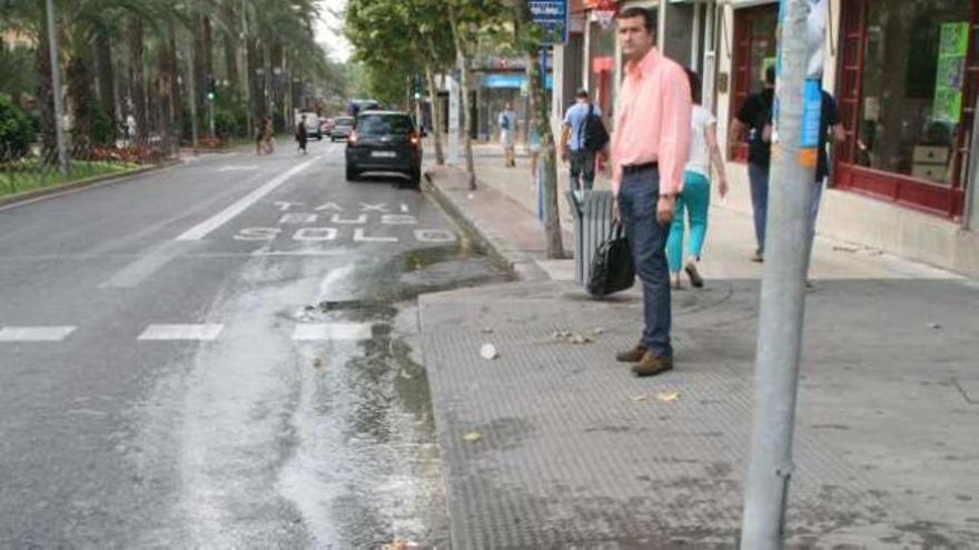 Derroche de agua en el riego