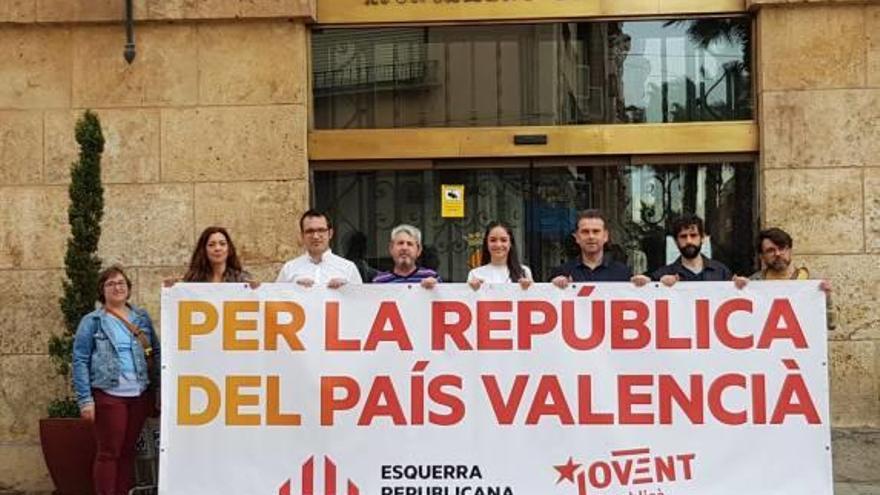 Sagunt niega el balcón municipal a Esquerra Republicana