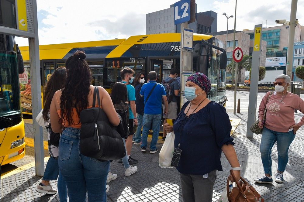 El comité de empresa de Guaguas Municipales anuncia una huelga en el servicio