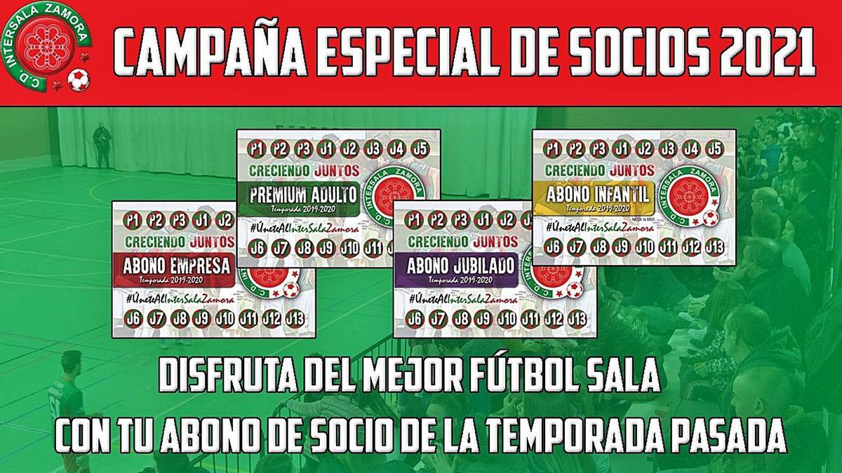 Cartel anunciador de la campaña de captación de socios.