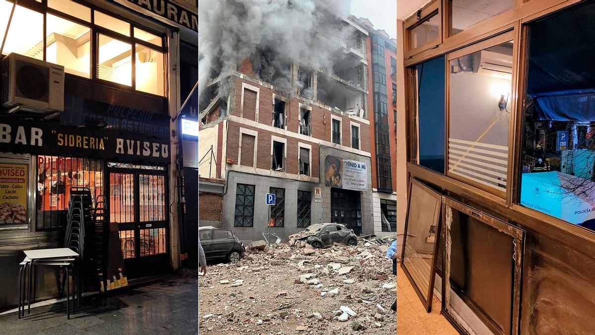 Los testigos asturianos de la explosión en el centro de Madrid