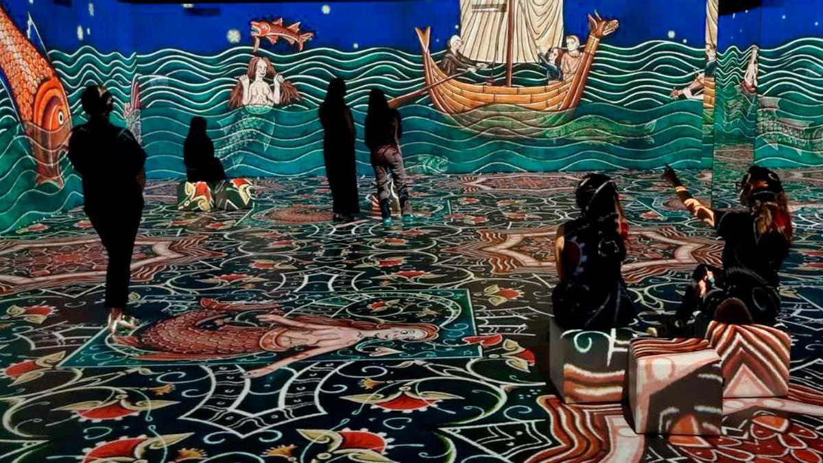 ‘La Biblioteca Fantástica de las Bestias’ combina espacios expositivos tradicionales, una sala inmersiva, instalaciones interactivas y experiencias de realidad virtual.