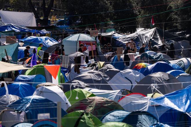 Barcelona descarta un desalojo inmediato de la acampada de la plaza Catalunya: Sería irresponsable