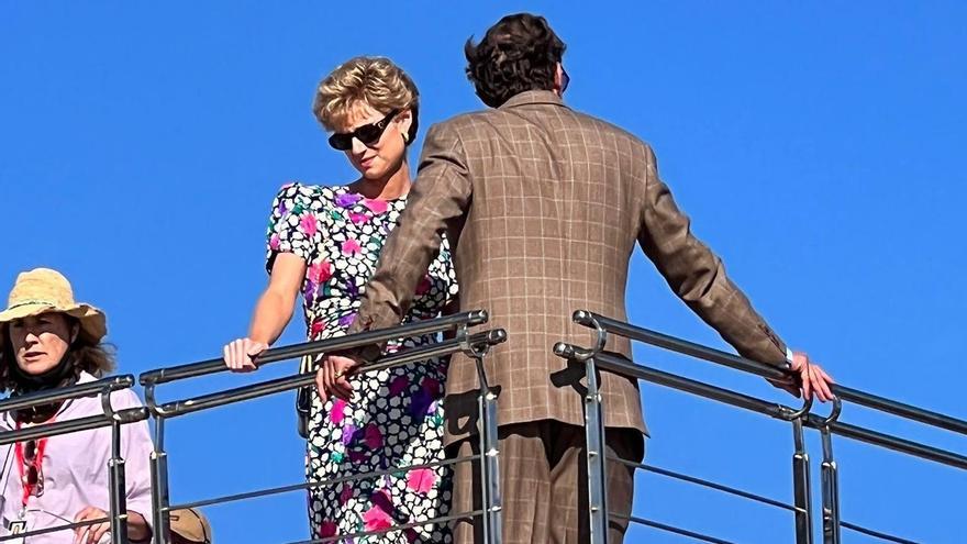 Lady Di regresa a Mallorca durante el rodaje de &#039;The Crown&#039; en el Club de Mar de Palma