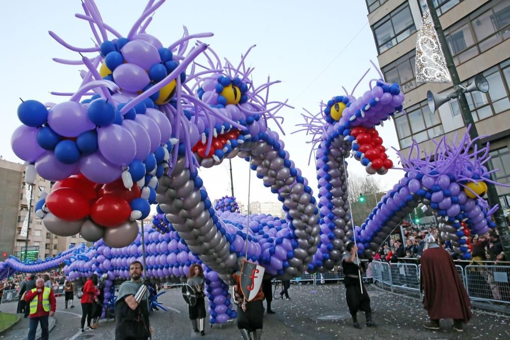 Las imágenes de la Cabalgata de Reyes de Vigo 2019