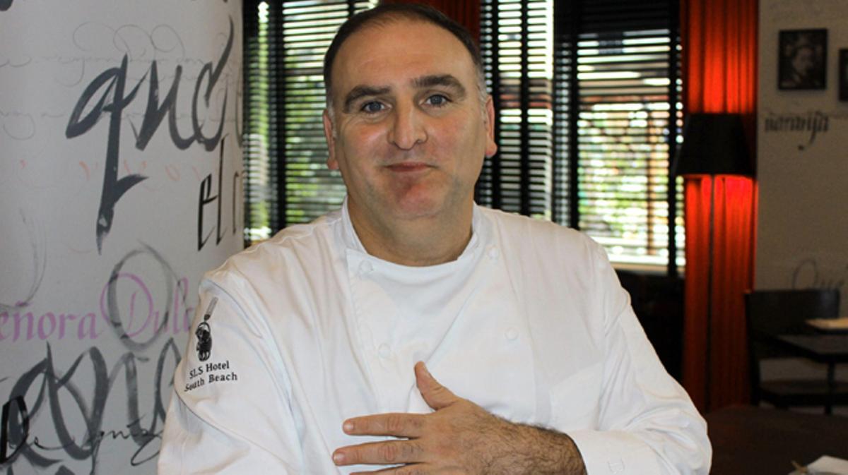 El xef José Andrés creu que tard o dhora arribarà a un acord amb Trump