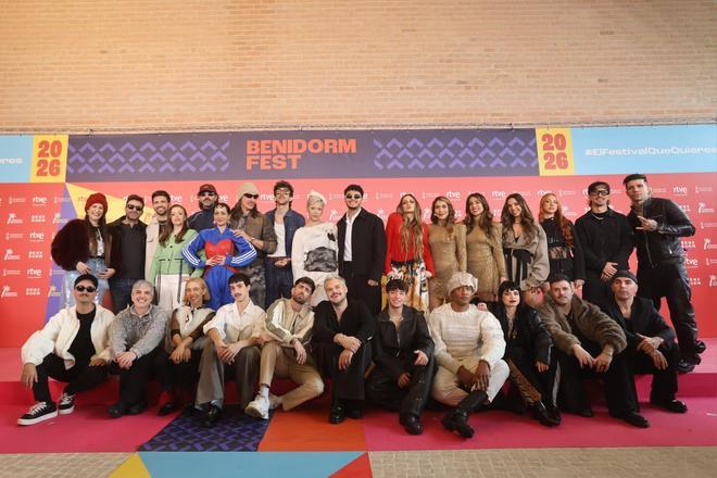 Presentación de los 18 participantes del Benidorm Fest 2026