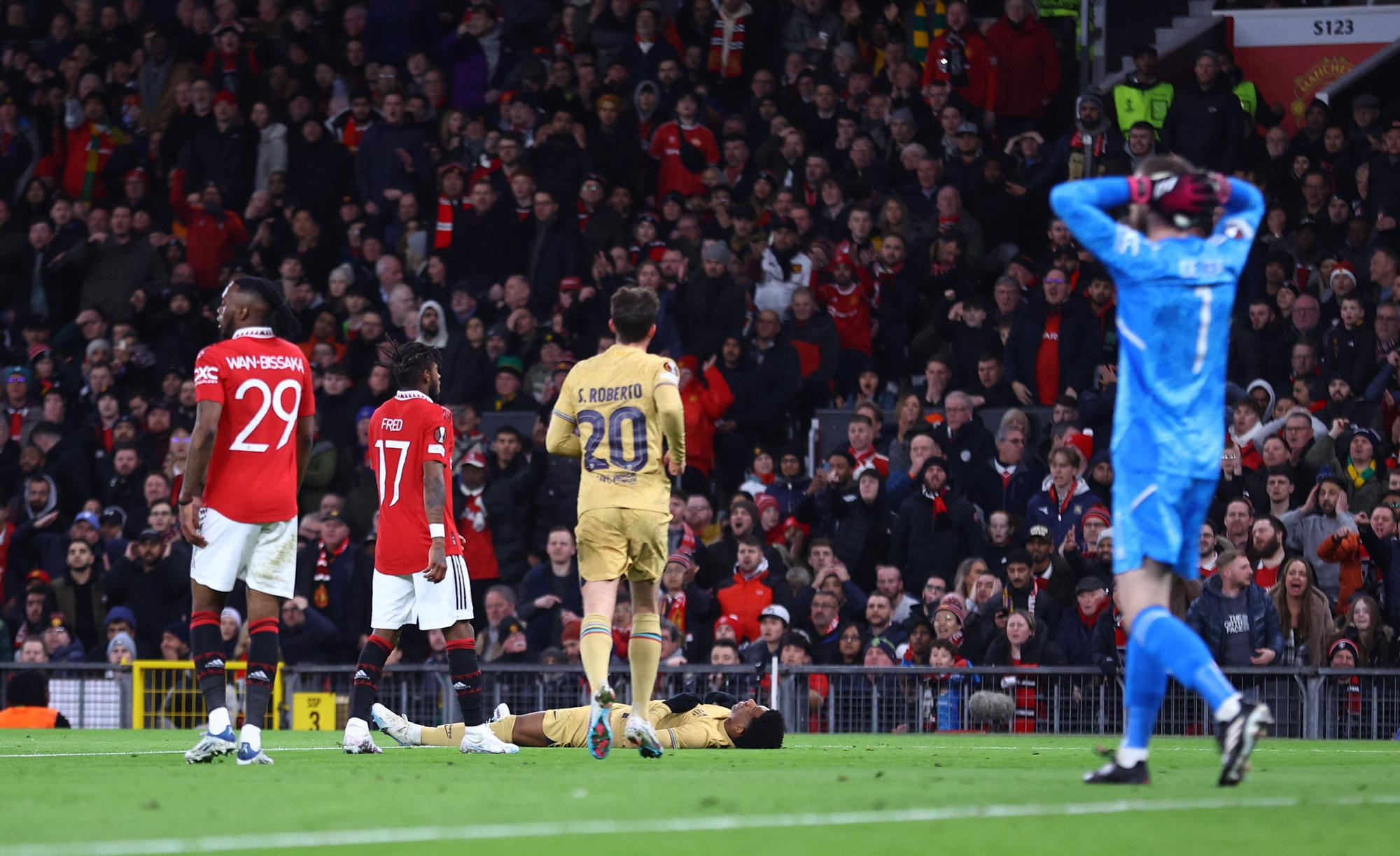 Europa League - Play-Off Second Leg - Manchester United v FC Barcelona