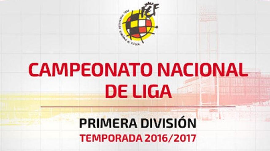Calendario de Liga de Primera División 2016/2017.