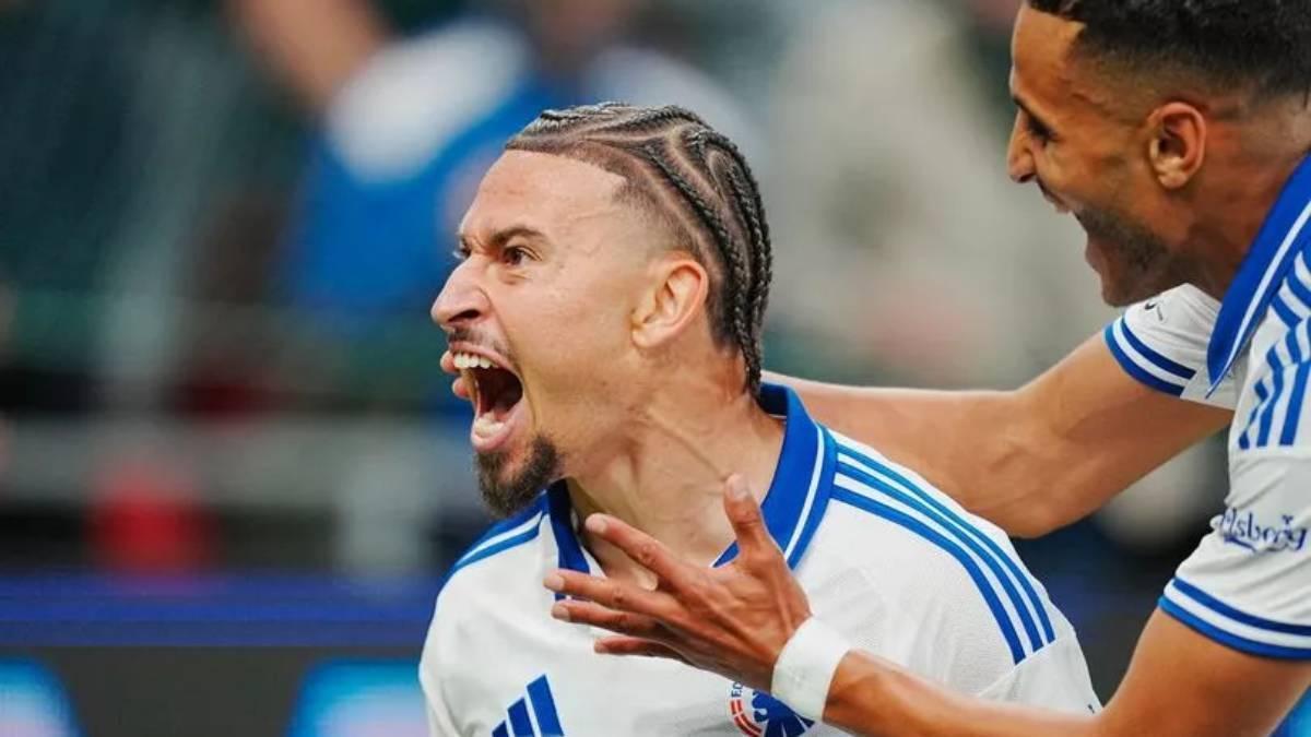 Copenhague - Napoles: El gol de Jordan Larsson