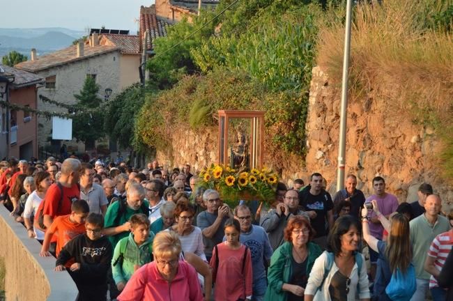 La Mare de Déu de Queralt torna al seu santuari