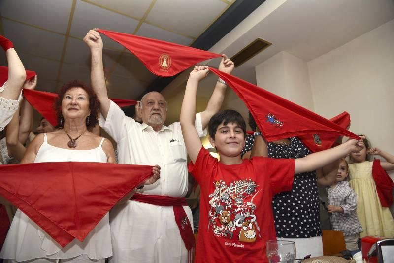 Fotogalería del Chupinazo de San Fermín en Zaragoza