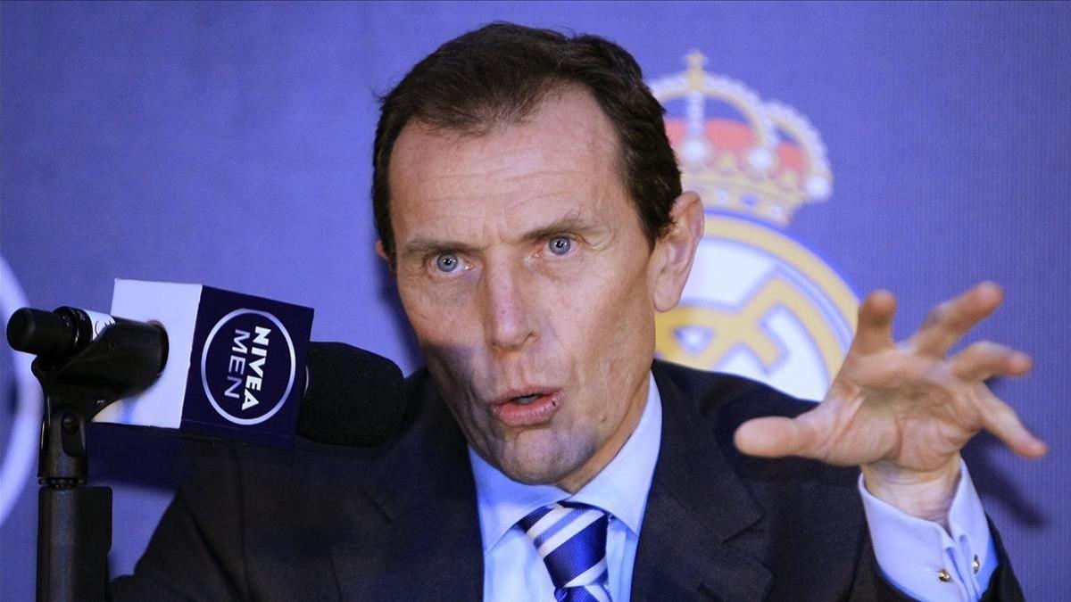 Emilio Butragueño, en una rueda de prensa