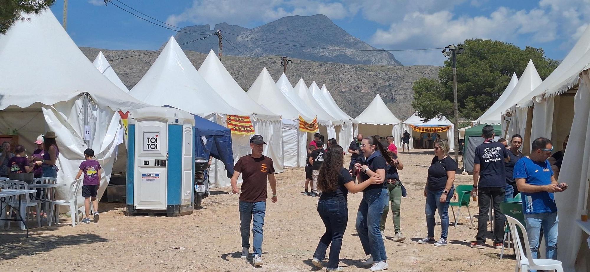 La Acampada de Penyes de Benidorm, en imágenes