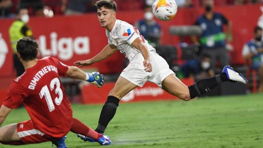 Iván Romero, futbolista del Sevilla, pretendido por el CD Tenerife para este mercado veraniego.