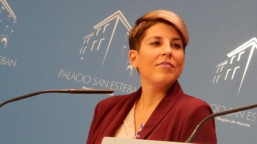 La portavoz del Gobierno murciano, Noelia Arroyo