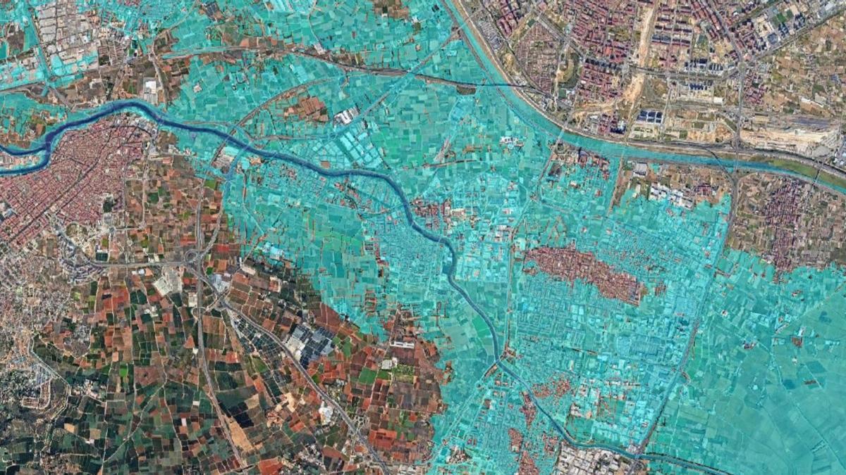 Así se inundó l'Horta Sud el 29-O