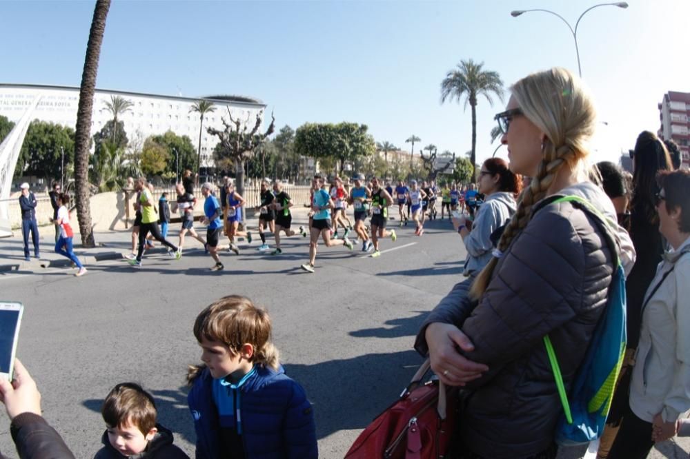 Media Maratón Murcia: Paso por Puente Reina Sofía