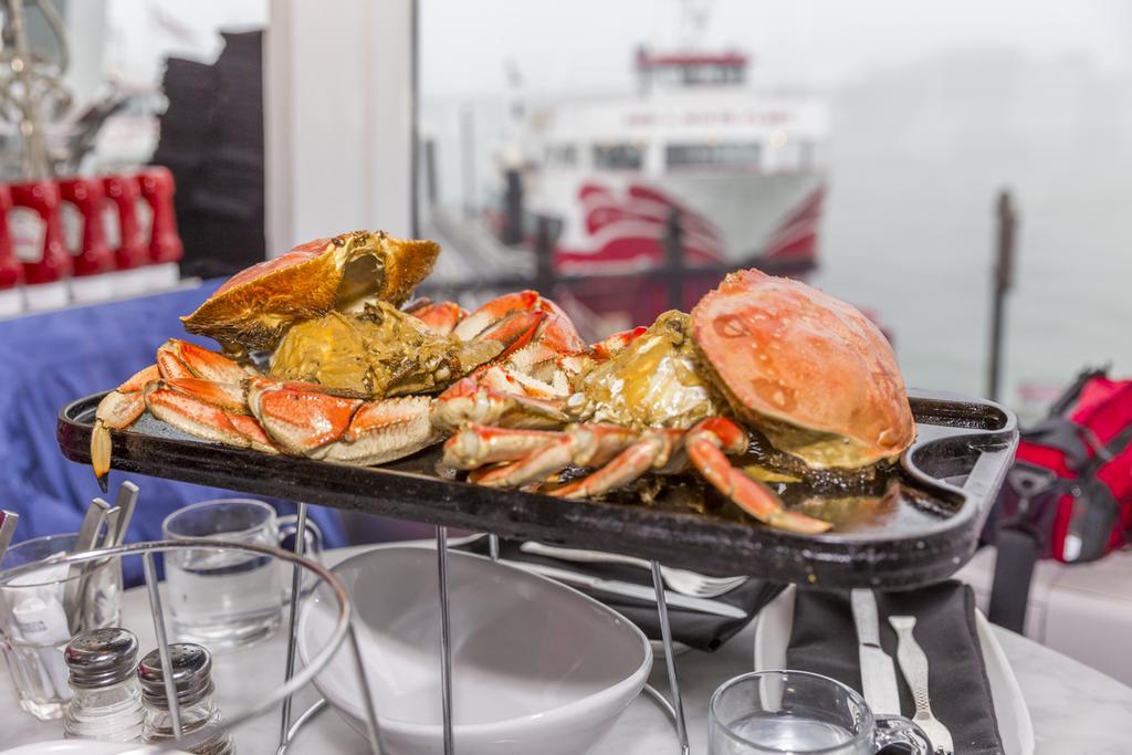 Los cangrejos son un 'must' en la cocina de San Francisco.