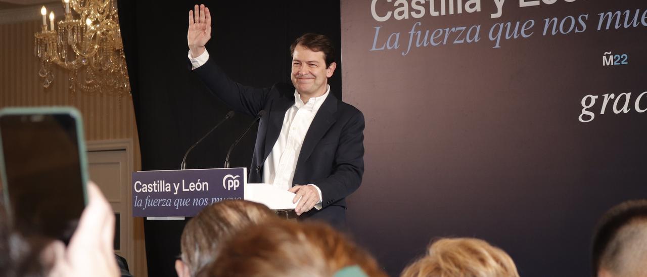 El candidato a la Presidencia de la Junta de Castilla y León por el PP, Alfonso Fernández Mañueco.