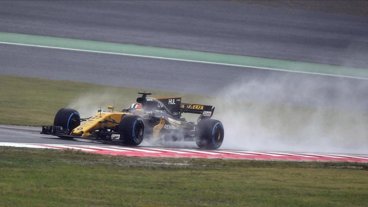 Hulkenberg, de Renault, este viernes en Japón