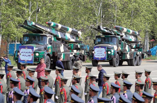 UN desfile militare en Teherán, el pasado miércoles.