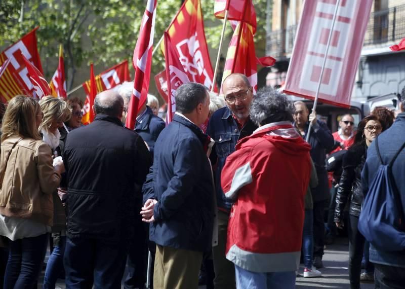 Escenas del Día del Trabajador en Zaragoza