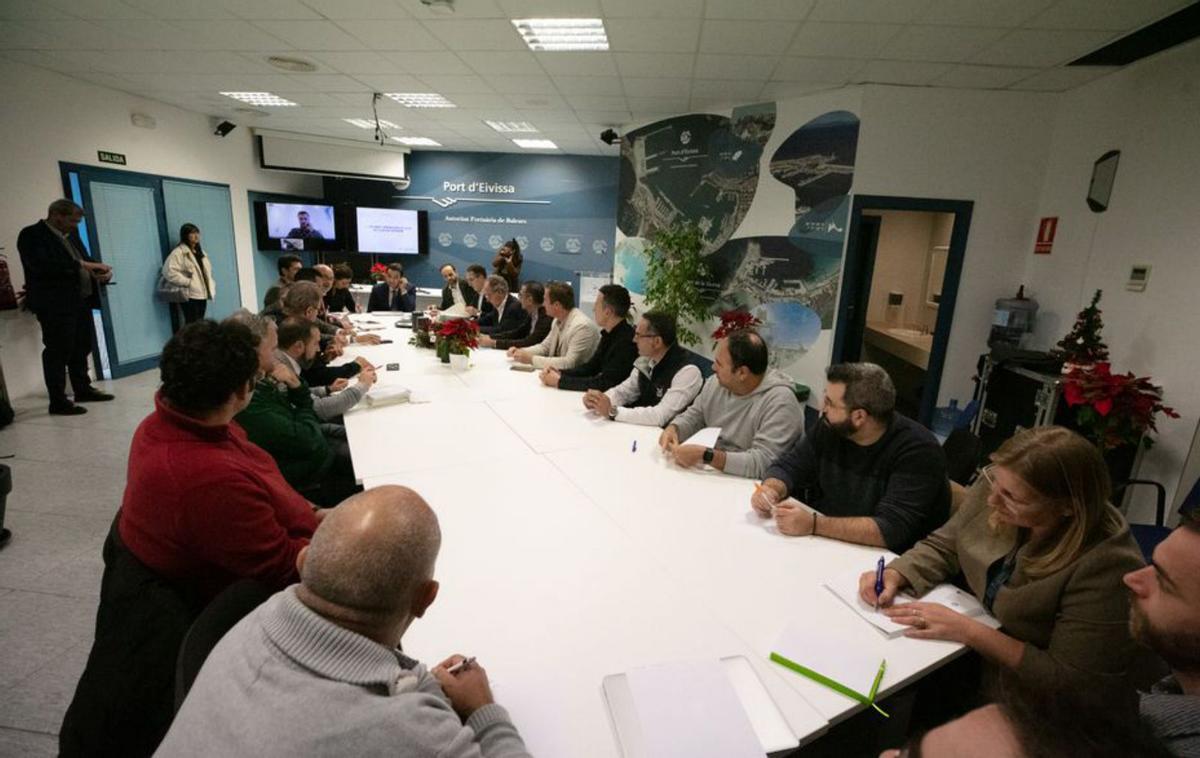 Reunión del Consejo de Navegación y Puerto de Eivissa. | V. MARÍ