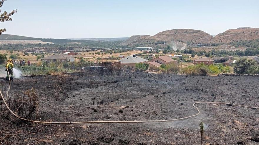 Controlado un incendio forestal en Riofrío de Aliste