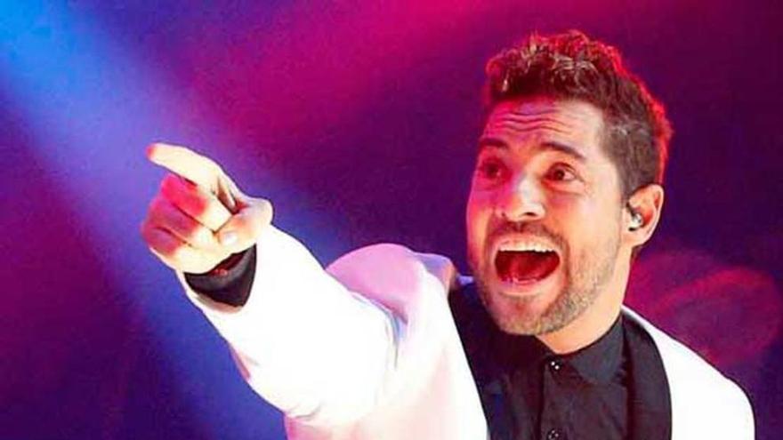 Bisbal, en el concierto.