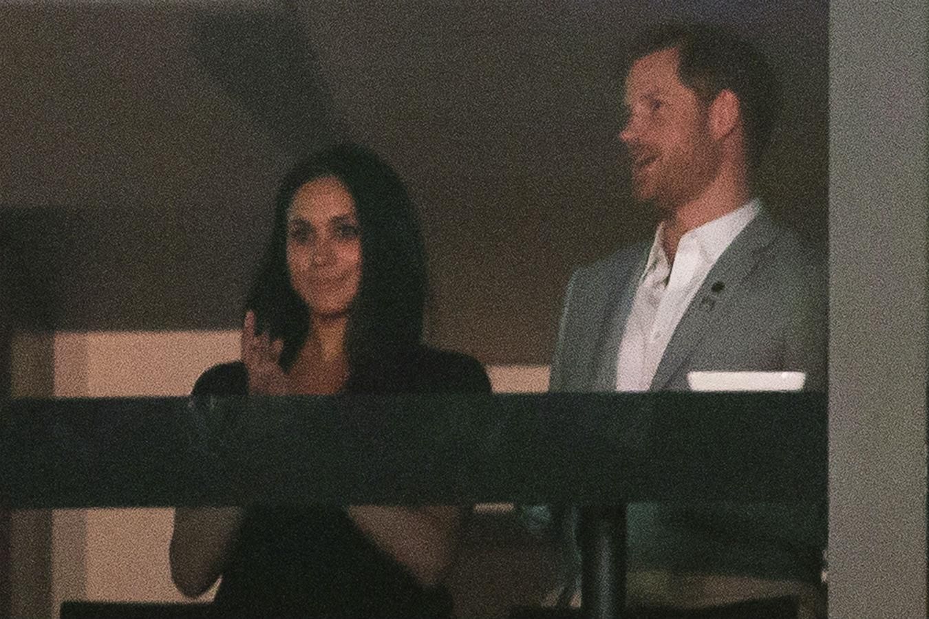 Meghan Markle y el Príncipe Harry en la clausura de los juegos Invictus