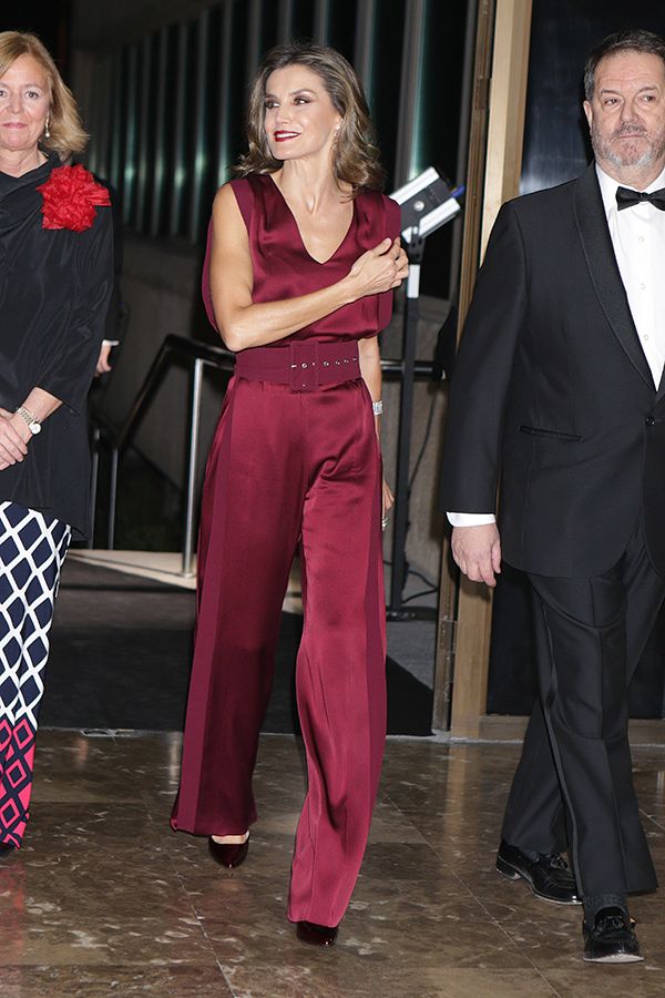 Letizia Ortiz con mono de Ángel Schlesser