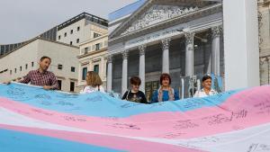 El col·lectiu LGTBI fa una demostració de força en el Congrés, però el PSOE falta a la foto