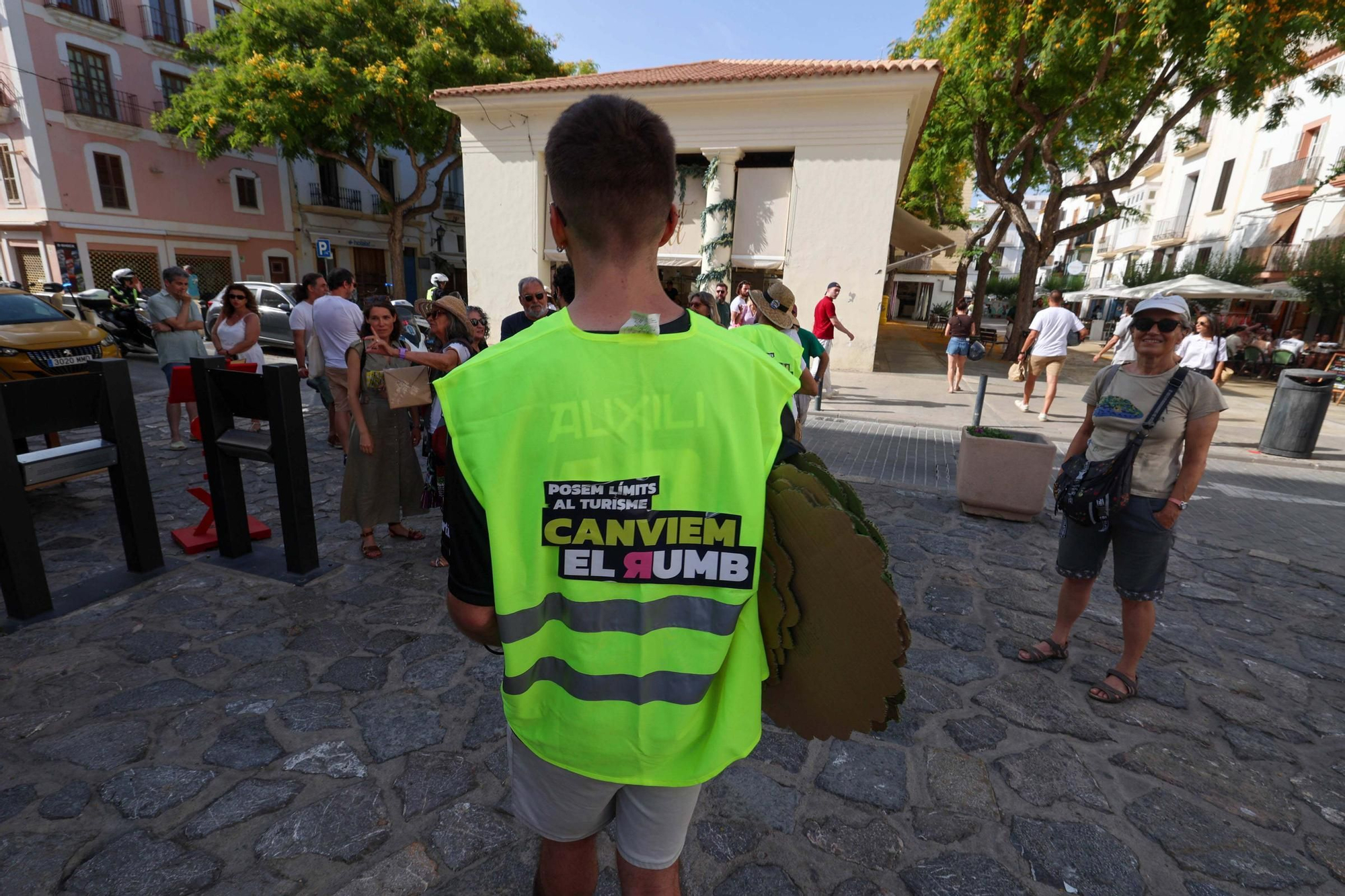 Manifestación contra la masificación turística en Ibiza