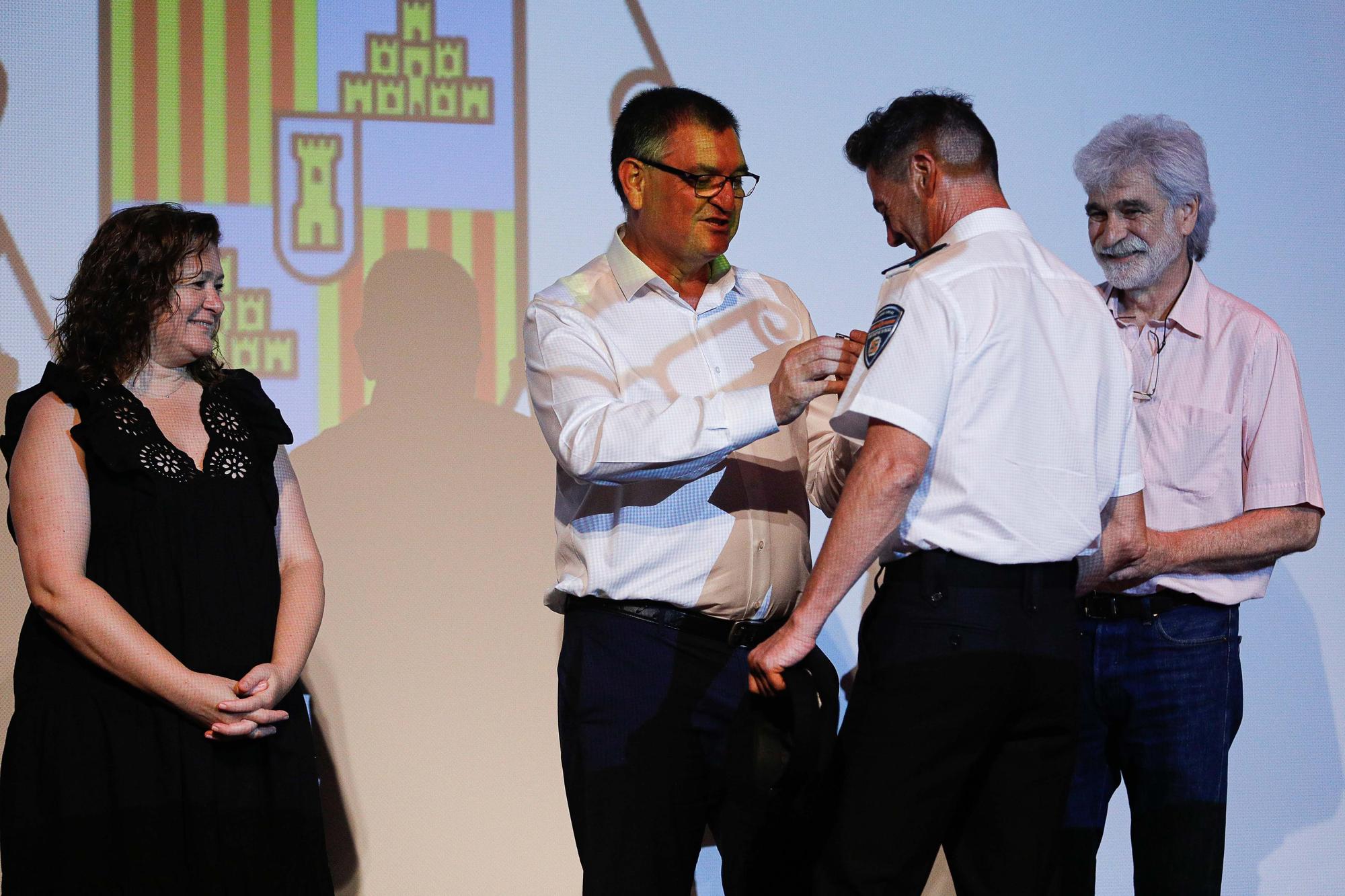 Medallas a 30 años de servicio en las policías locales de Ibiza