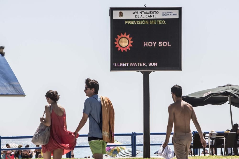 La ola de calor ha llegado a Alicante