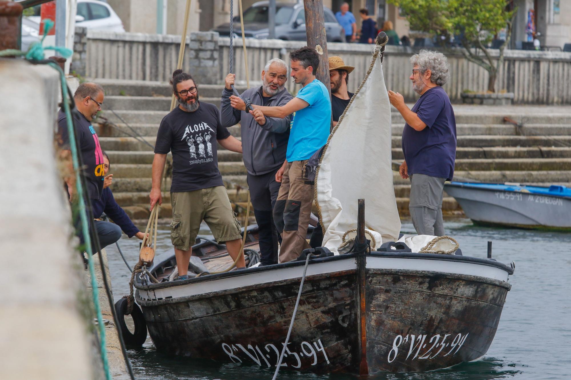 A vela tradicional volve navegar na Arousa